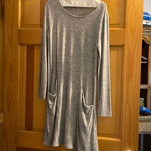Lou Grey lounge grey jersey dress